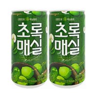 웅진식품 초록매실 180ml 30캔