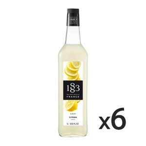 1883 레몬 시럽 1000ml 6개 에이드 스무디 홈카페 커피 카페 과일