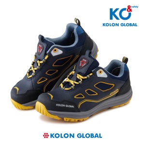 코오롱 안전화 발볼넓은 작업화 근무화 4인치 미끄럼방지 경량안전화 KG-410