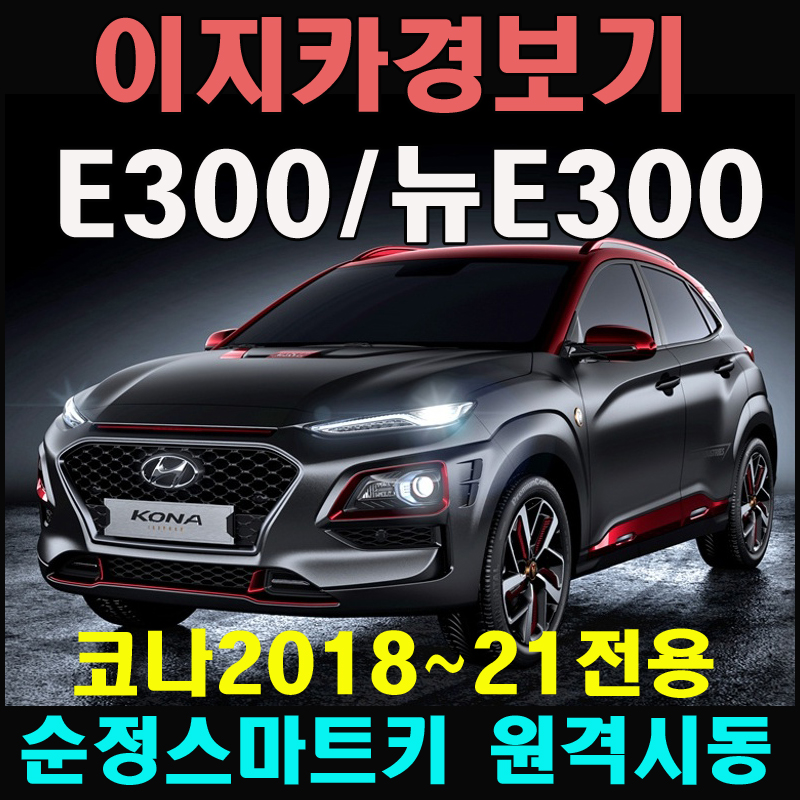 이지카 순정스마트키 원격시동 E300/뉴E300 코나 매장방문 장착포함