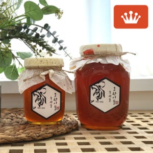 소백산 호랑이 자연 아카시아,야생화(잡화)꿀