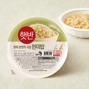 햇반 현미밥 210g, 36개