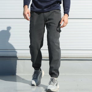 MOLEX 모렉스 겨울 남성 컴포트 기모 면 카고 바지 등산 작업복 하의 건빵 조거