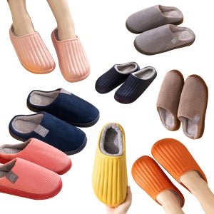 풍성하게따뜻하게 사무실 거실 실내용 층간소음 EVE 양털 털 슬리퍼 남성 여성 겨울실내화