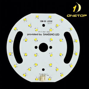 삼성칩 LED 원형 모듈 PCB 기판 15W