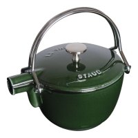 (관부가세 포함) 스타우브 주물 티포트 티팟 주전자 1.15L Staub Made in France 그린 독일 직배송