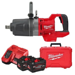 밀워키 M18 ONEFHIWF1DS-122C D핸들 하이토크임팩렌치 18V 12.0Ah 포지 배터리 2개 세트