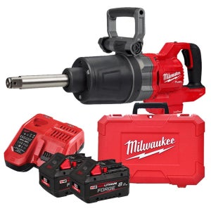 밀워키 M18 ONEFHIWF1D-802C 롱앤빌 하이토크 임팩렌치 18V 8.0Ah 포지 배터리 2개 세트