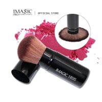 IMAGIC 프로페셔널 개폐식 메이크업 블러쉬 브러쉬 파우더 조절 가능한 얼굴 파워 도구