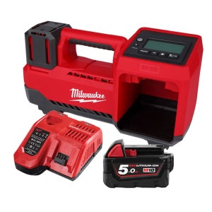 밀워키 M18 BI-501 충전 공기주입기 18V 5.0Ah 배터리 1개 세트 에어펌프