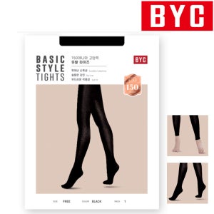 BYC 150데니아스타킹 겨울스타킹타이즈 유발 무발 학생 직장인