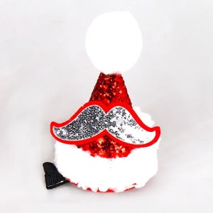 산타수염머리핀 크리스마스 소품 코스튬