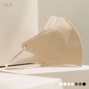 누드베이지 Ciior 25매입 씨오르 사계절용 브이핏 새부리형마스크 패션 컬러 귀편한마스크