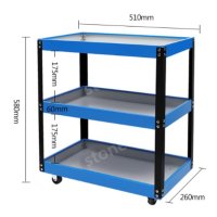 이동식 공구함 자동차 수리 서랍 트롤리 작업장 선반 카트