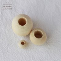 10mm홀 우드볼 우드비즈 20mm 25mm 마크라메 재료