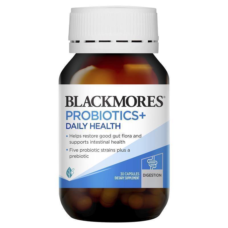 블랙모어스 프로바이오틱스 <b>유산균</b> <b>데일리</b> 헬스 30캡슐 Blackmores Probiotics <b>Daily</b> Health