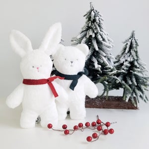 꿈두부 애착인형 핸드메이드 곰 토끼 걱정인형