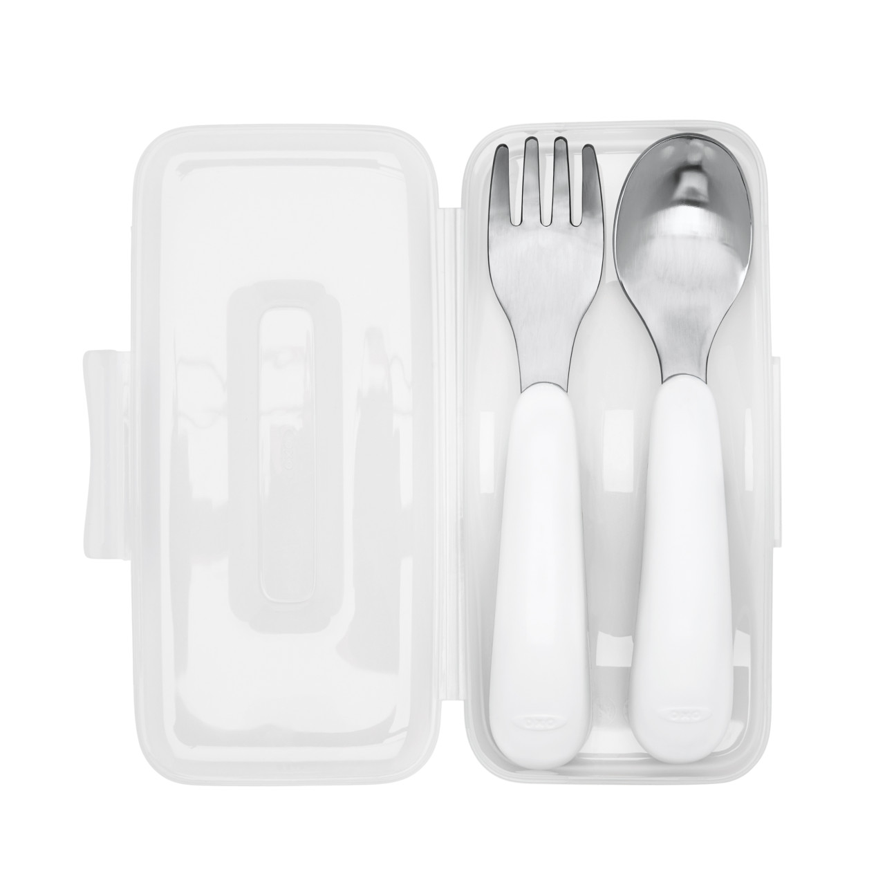 옥소 토트 유아용 온더고 포크 스푼 세트 더스크 Fork And Spoon Set Opal