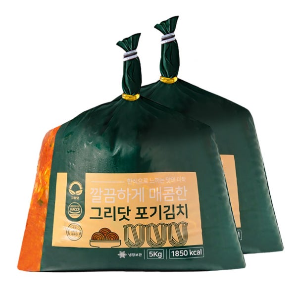 잘담근 그리닷 맛있는 국내산 배추 포기김치 10kg