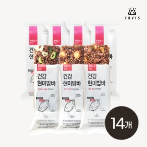 [쥬비스] 오리지날 건강현미밥 밥바 (12맛 + 랜덤2개 x 1세트)