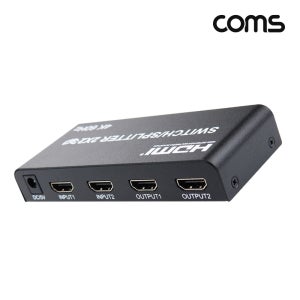 Coms TB637 HDMI 선택기 메트릭스 2:2 4K 화면복제 원거리 조작 스위치 버튼