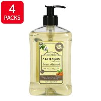 A La Maison de Provence Soap Sweet Almond 아 라 메종 드 프로방스 리퀴드 솝 비누 핸드 바디 스위트 아몬드 500ml 4팩