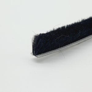 문틈막이 모헤어 접착식 막풍이 12mm 검정색 국산 M단위