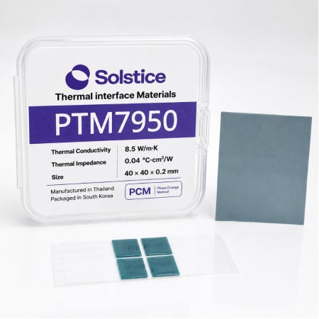 솔스티스 PTM 7950 상변화 써멀패드 40x40x0.2