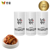 한울 국내산 매운 실비김치 500g 3통