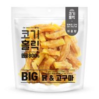 코기홀릭 빅 오리가슴살 반려견간식 800g 순살간식 영양만점간식