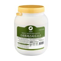 청정원 스위트 머스타드 소스 3.2kg