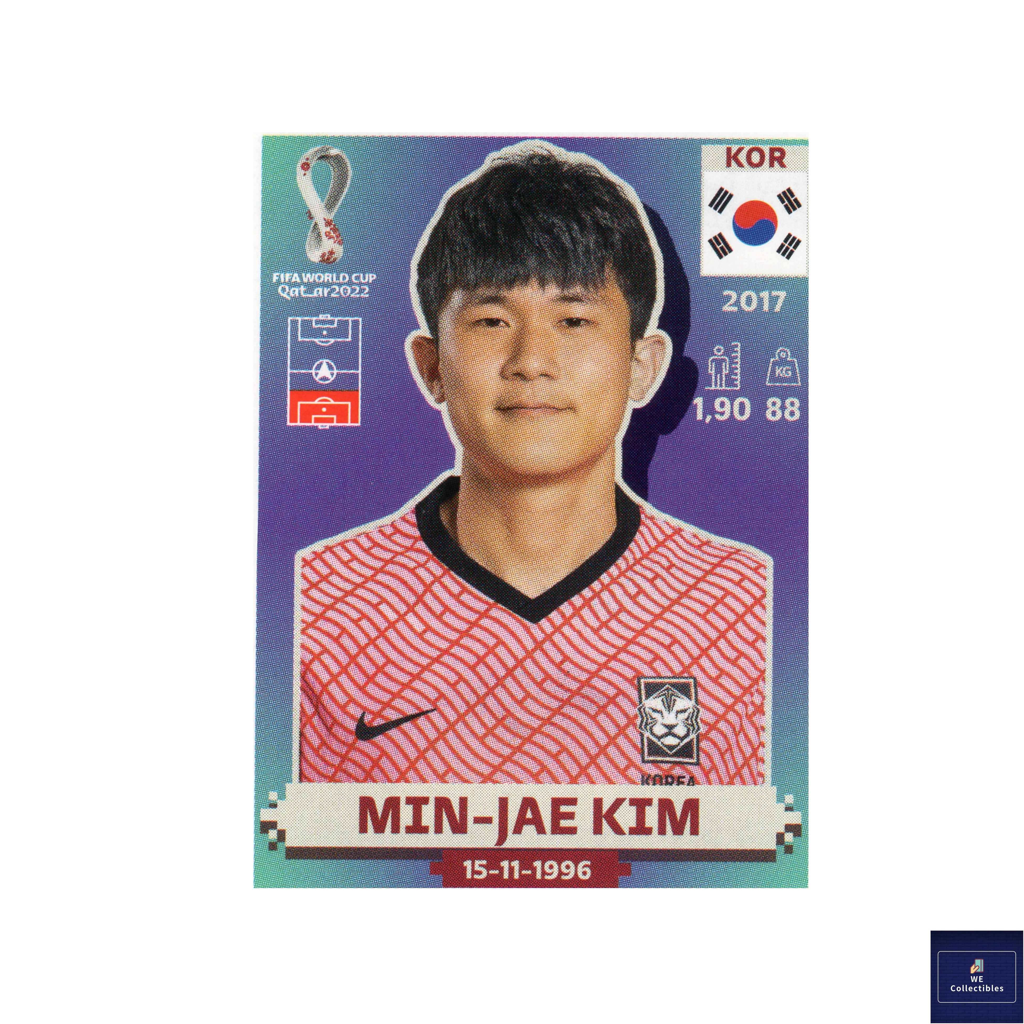 김민재 축구카드 파니니 월드컵 스티커 2022 스티커 2340