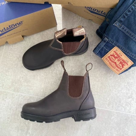 블런드스톤 오리지널 600 첼시 부츠 Brown