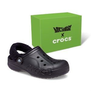 [크록스 본사] 남녀공용 바야 라인드 퍼즈 스트랩 클로그 206633-060