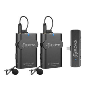 (재고문의) 보야 BY-WM4 Pro K6 2.4G 무선마이크 C타입 (수신기1/송신기2) / 썬포토 / 정품