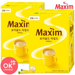 맥심 모카골드 커피믹스 210T 2개
