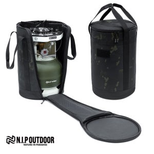 N.I.P 3kg 가스용기 수납 가방 블랙카모 / 가스통가방 해바라기버너가방 블멀