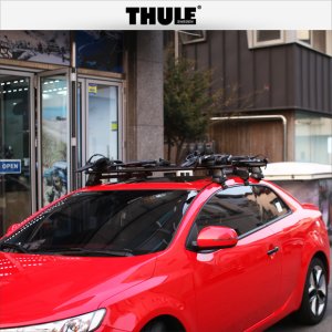 툴레 자전거캐리어 기아 포르테쿱 프로라이드 598(블랙) (가로바별도)