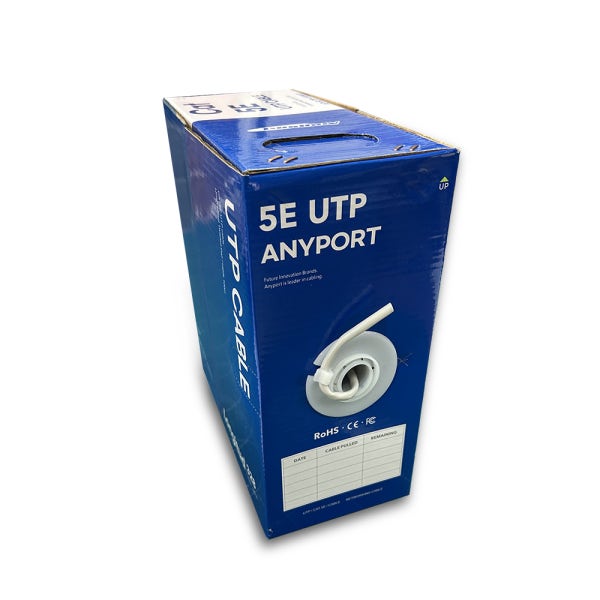 CAT5E UTP 랜 케이블 랜선 제작 롤 드럼 박스 100M