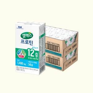셀렉스 프로틴 음료 로우슈거, 190ml, 48개
