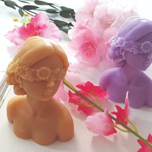 수제 눈가린여인 수재몰드 석고오너먼트 방향제클립 방향재 방향제 캔들 방향제재료