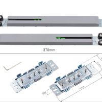 현관 중문 원슬라이딩 중문 42mm 댐퍼 (스토퍼 포함)1세트