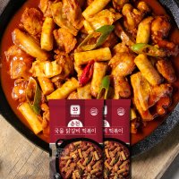 33 춘천 국물 닭갈비 떡볶이 2팩 (950g 3인분) 밀키트 총 6인분