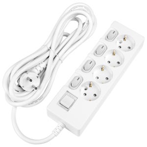 스윗홈 멀티탭 콘센트 연장선 긴선 과부하차단 개별 스위치 4구 10m