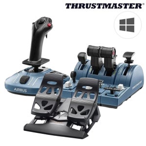 트러스트마스터 TCA SIDESTICK + TCA QUADRANT + QUADRANT ADD-ON + TFRP 러더페달 풀패키지 (PC지원)