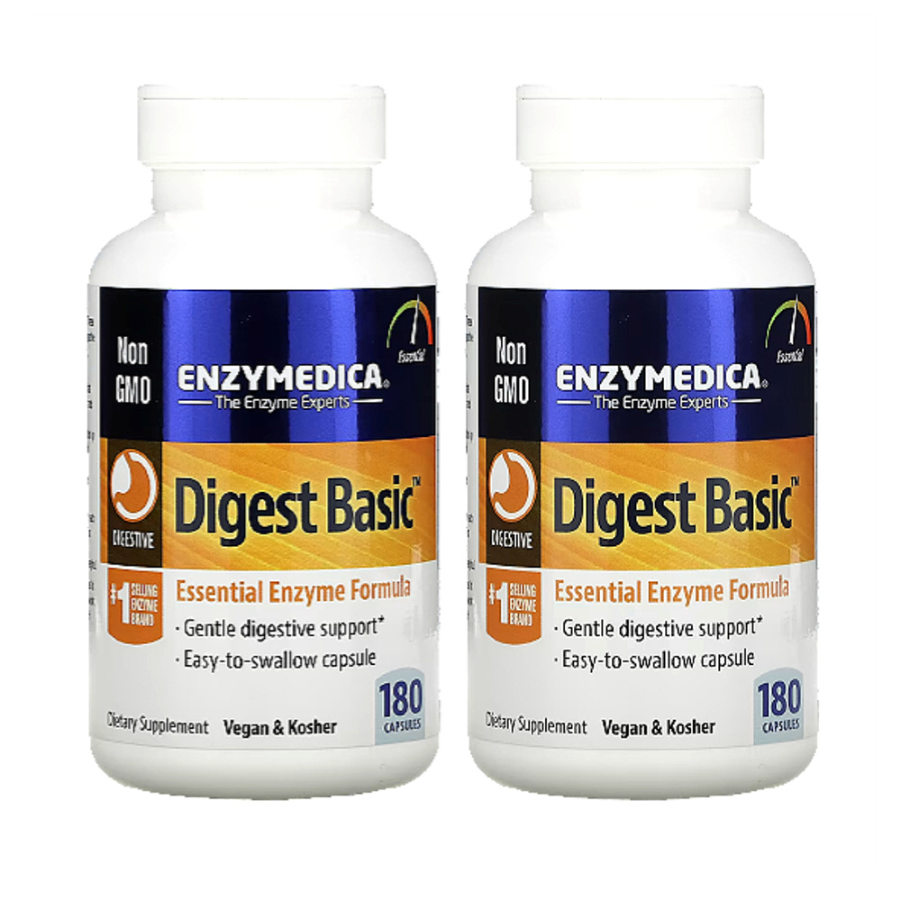 엔자이메디카 <b>다이제스트 베이직</b> 180정 베지캡슐 2세트