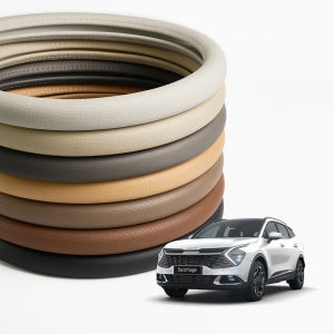 벤딕트 스포티지 NQ5 핸들커버 페이스리프트 호환 논슬립 자동차 원형 숨쉬는