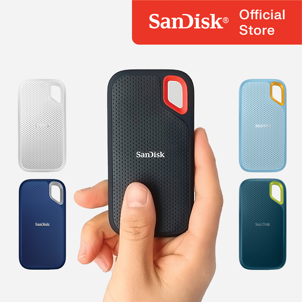 샌디스크 외장SSD 익스트림 E61 포터블 대용량 고성능 1TB, 블랙