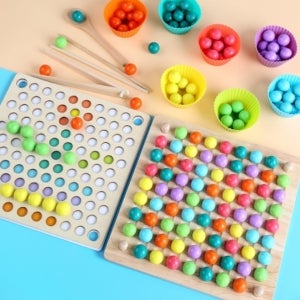 NEW 노인용 점보구슬퍼즐 보관주머니/ 치매예방퍼즐 놀이 집콕놀이 인지훈련 효도선물