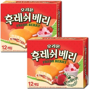 오리온 후레쉬베리 336gX2개(24개입)